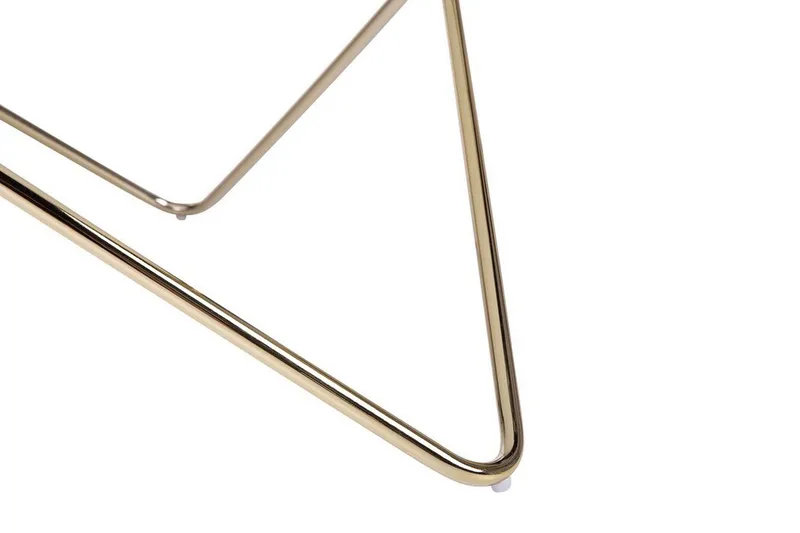 Meerah Soffbord 80 cm Runt - Glas/Svart/Guld - Möbler - Bord & matgrupp - Soffbord