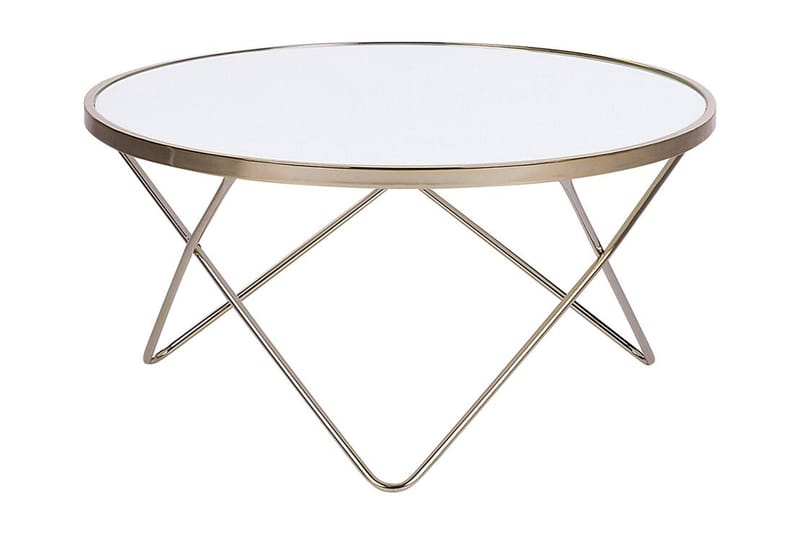 Meerah Soffbord 80 cm Runt - Vit - Möbler - Bord & matgrupp - Soffbord