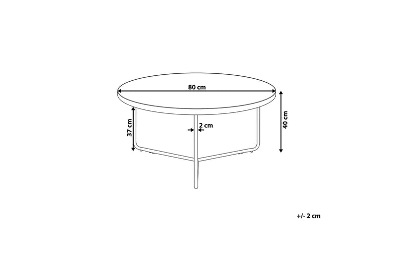 Melody L Soffbord 80 cm - Trä/Natur - Möbler - Bord & matgrupp - Soffbord