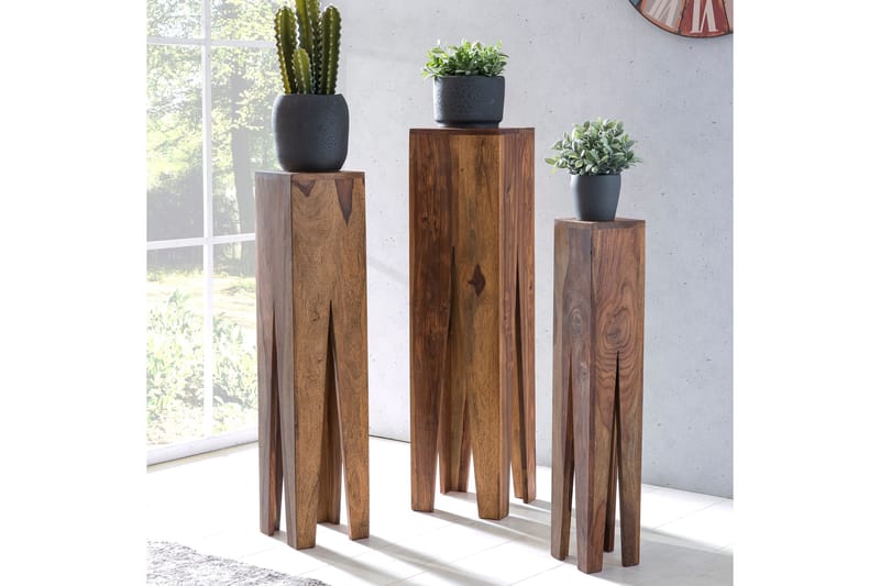 Minasian Satsbord 3-pack - Trä/natur - Möbler - Bord & matgrupp - Soffbord