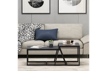 Minimal Soffbord 75x50 cm Svart - Hanah Home - Möbler - Bord & matgrupp - Soffbord