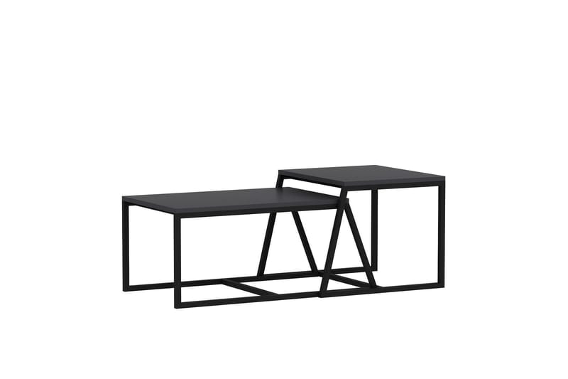 Soffbord Minimal 75x50 cm Svart - Hanah Home - Soffbord