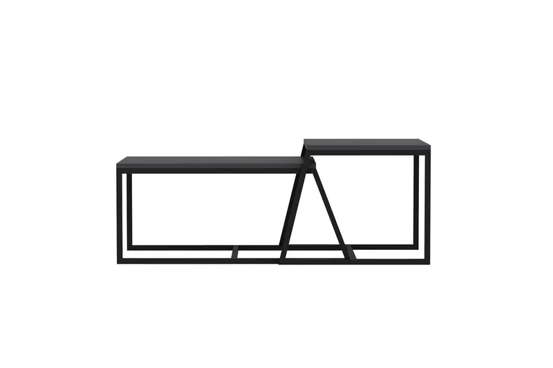 Minimal Soffbord 75x50 cm Svart - Hanah Home - Möbler - Bord & matgrupp - Soffbord