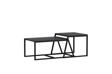 Minimal Soffbord 75x50 cm Svart - Hanah Home - Möbler - Bord & matgrupp - Soffbord