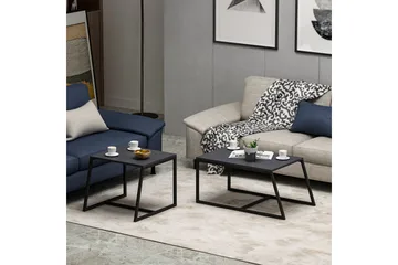 Minimal Soffbord 75x50 cm Svart - Hanah Home - Möbler - Bord & matgrupp - Soffbord