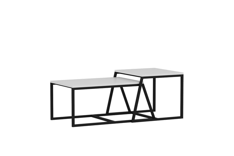 Soffbord Minimal 75x50 cm Vit - Hanah Home - Soffbord