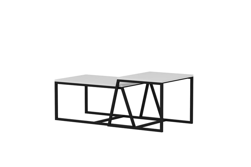 Soffbord Minimal 75x50 cm Vit - Hanah Home - Soffbord