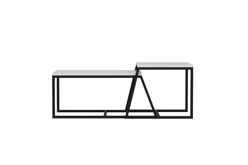Minimal Soffbord 75x50 cm Vit - Hanah Home - Möbler - Bord & matgrupp - Soffbord
