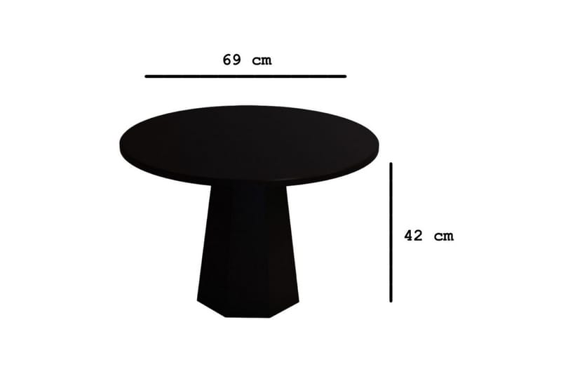 Soffbord Miu Svart - Svart - Möbler - Bord & matgrupp - Soffbord