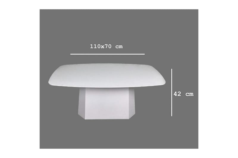 Soffbord Miu Vit - Vit - Möbler - Bord & matgrupp - Soffbord