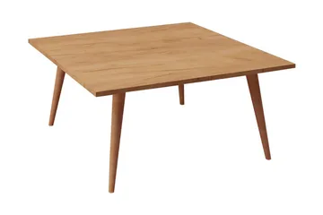 Mod Design Rektangulärt Soffbord 80 cm i Trä med Koniska Ben - Brun - Möbler - Bord & matgrupp - Soffbord
