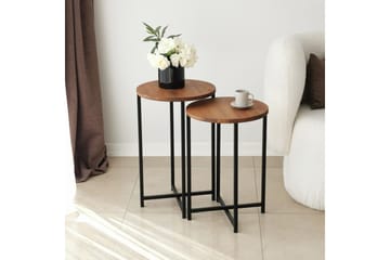 Mogue Soffbord 35x35x35 cm Runt - Ek - Möbler - Bord & matgrupp - Soffbord