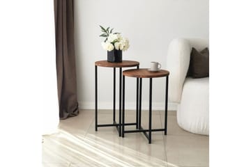 Mogue Soffbord 35x35x35 cm Runt - Ek - Möbler - Bord & matgrupp - Soffbord