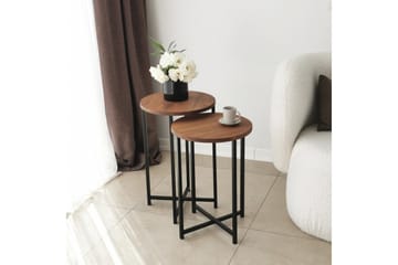 Mogue Soffbord 35x35x35 cm Runt - Ek - Möbler - Bord & matgrupp - Soffbord