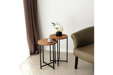 Mogue Soffbord 35x35x35 cm Runt - Ek - Möbler - Bord & matgrupp - Soffbord