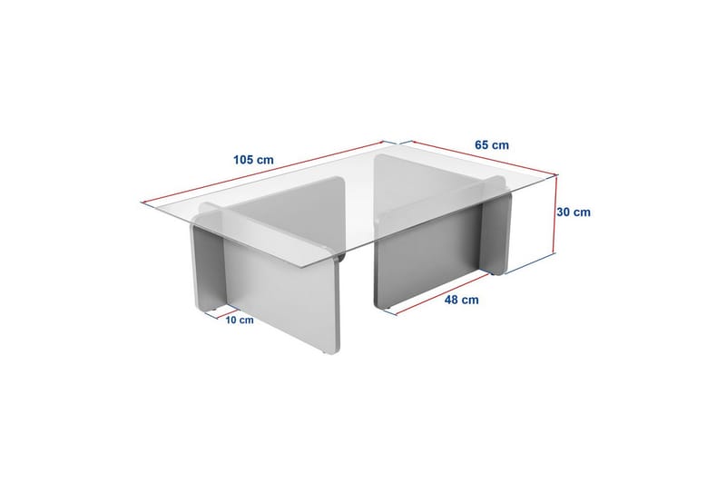 Soffbord Mony Antracit - Antracit - Möbler - Bord & matgrupp - Soffbord