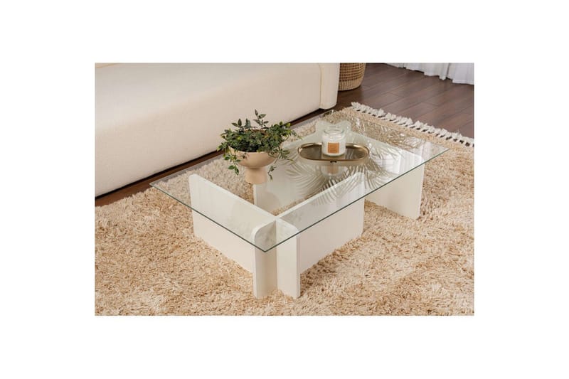 Soffbord Mony Trä Vit - Trä Vit - Möbler - Bord & matgrupp - Soffbord
