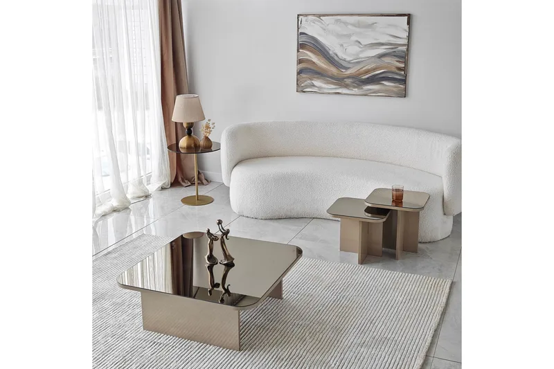 Moosonee Soffbord 80 cm - Beige - Möbler - Bord & matgrupp - Soffbord