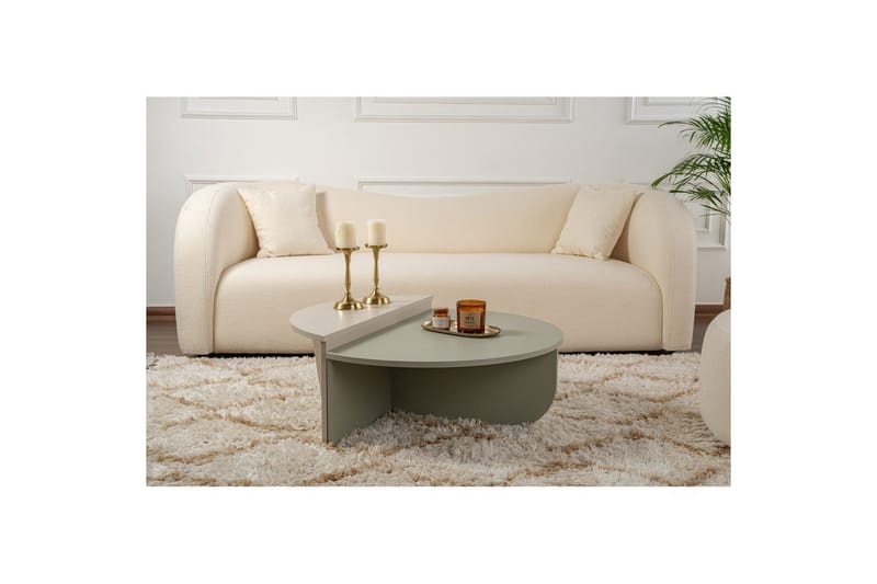 Soffbord Mukund Askgrön Sandsten - Askgrön Sandsten - Möbler - Bord & matgrupp - Soffbord