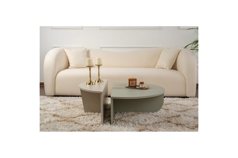 Soffbord Mukund Askgrön Sandsten - Askgrön Sandsten - Möbler - Bord & matgrupp - Soffbord