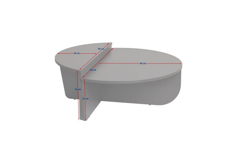 Soffbord Mukund Askgrön Sandsten - Askgrön Sandsten - Möbler - Bord & matgrupp - Soffbord