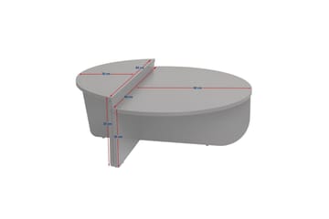 Soffbord Mukund Askgrön Sandsten - Askgrön Sandsten - Möbler - Bord & matgrupp - Soffbord