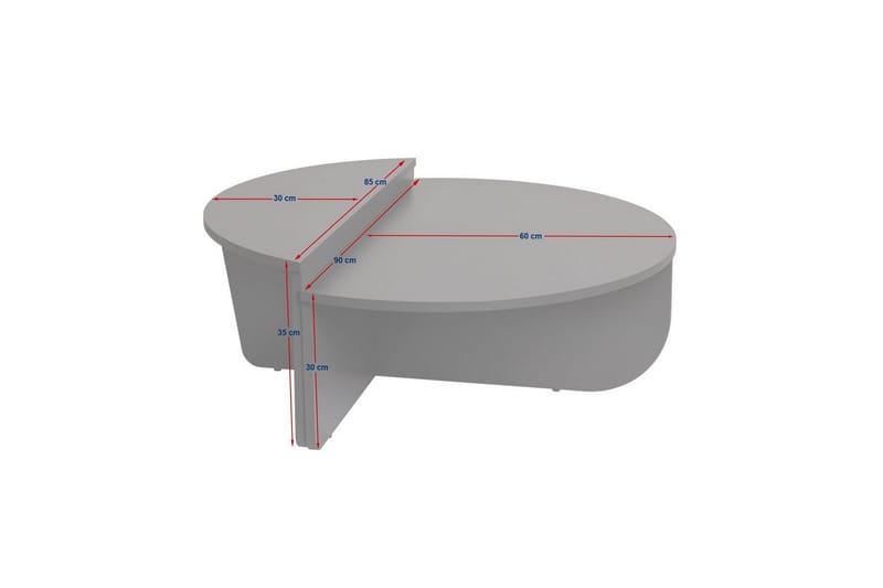 Soffbord Mukund Askgrön Sandsten - Askgrön Sandsten - Möbler - Bord & matgrupp - Soffbord