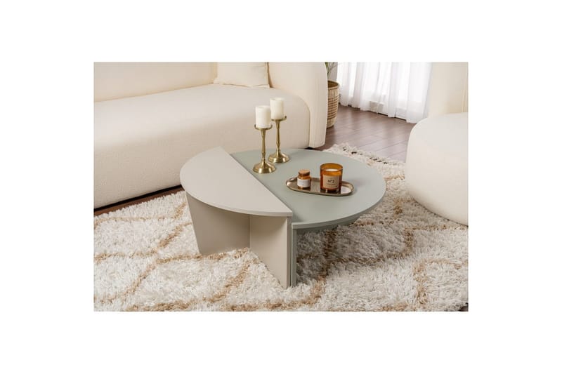 Soffbord Mukund Askgrön Sandsten - Askgrön Sandsten - Möbler - Bord & matgrupp - Soffbord