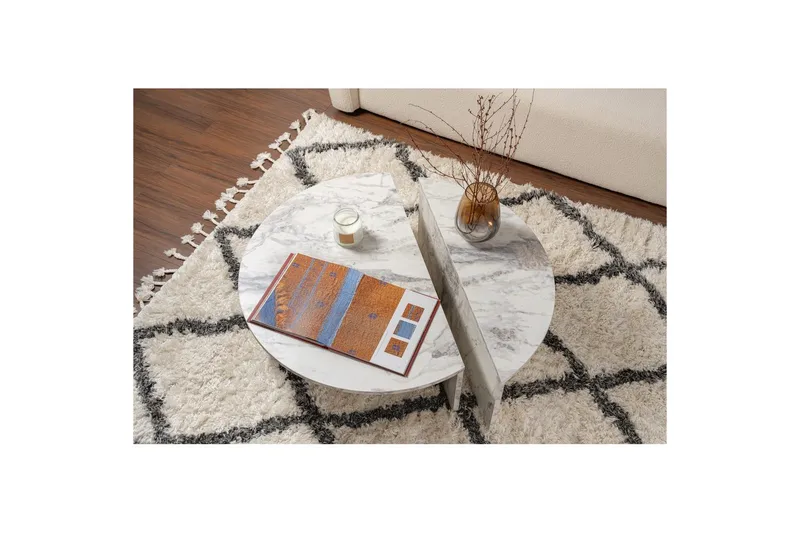 Soffbord Mukund Freesia Marble - Freesia Marble - Möbler - Bord & matgrupp - Soffbord