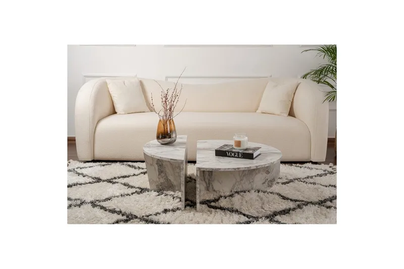 Soffbord Mukund Freesia Marble - Freesia Marble - Möbler - Bord & matgrupp - Soffbord
