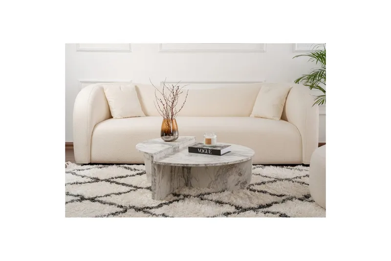 Soffbord Mukund Freesia Marble - Freesia Marble - Möbler - Bord & matgrupp - Soffbord