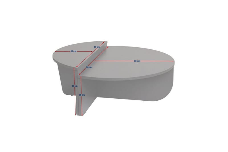 Soffbord Mukund Grå - Grå - Möbler - Bord & matgrupp - Soffbord