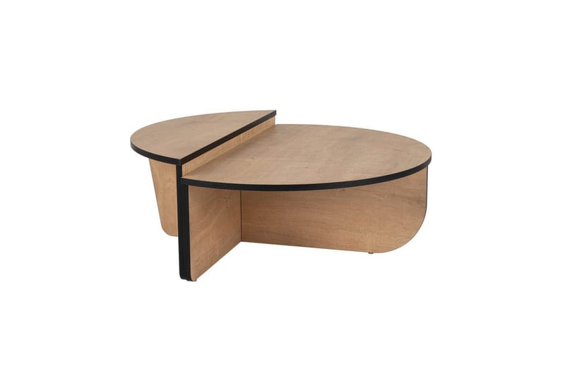 Soffbord Mukund Honey Oak Black, Honey Oak Black