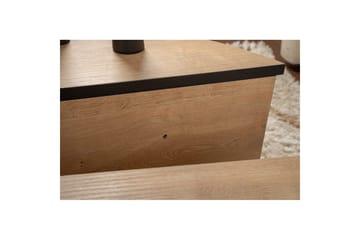 Soffbord Mukund Honey Oak Black - Honey Oak Black - Möbler - Bord & matgrupp - Soffbord