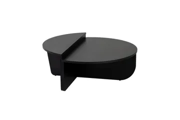 Soffbord Mukund Trä Svart - Trä Svart - Möbler - Bord & matgrupp - Soffbord