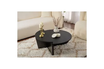 Soffbord Mukund Trä Svart - Trä Svart - Möbler - Bord & matgrupp - Soffbord