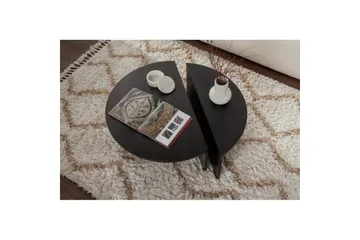 Soffbord Mukund Trä Svart - Trä Svart - Möbler - Bord & matgrupp - Soffbord