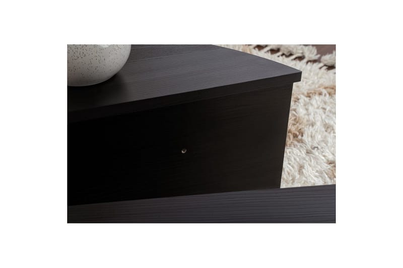 Soffbord Mukund Trä Svart - Trä Svart - Möbler - Bord & matgrupp - Soffbord