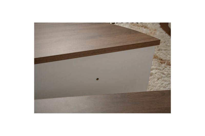 Soffbord Mukund Valnöt Vit - Valnöt Vit - Möbler - Bord & matgrupp - Soffbord