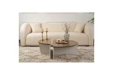 Soffbord Mukund Valn öt Vit - Valnöt Vit - Möbler - Bord & matgrupp - Soffbord