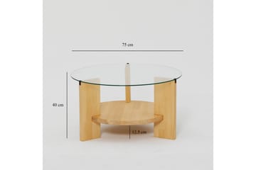 Mumondo Soffbord 75 cm Brun - Hanah Home - Möbler - Bord & matgrupp - Soffbord