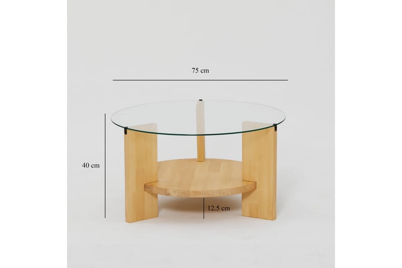 Mumondo Soffbord 75 cm Brun - Hanah Home - Möbler - Bord & matgrupp - Soffbord
