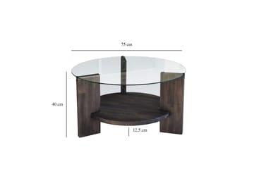 Mumondo Soffbord 75 cm Svart - Hanah Home - Möbler - Bord & matgrupp - Soffbord