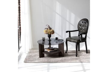 Mumondo Soffbord 75 cm Svart/Mörkbrun - Hanah Home - Möbler - Bord & matgrupp - Soffbord