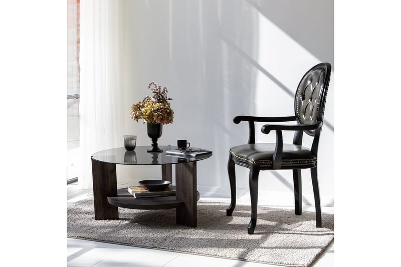 Mumondo Soffbord 75 cm Svart/Mörkbrun - Hanah Home - Möbler - Bord & matgrupp - Soffbord