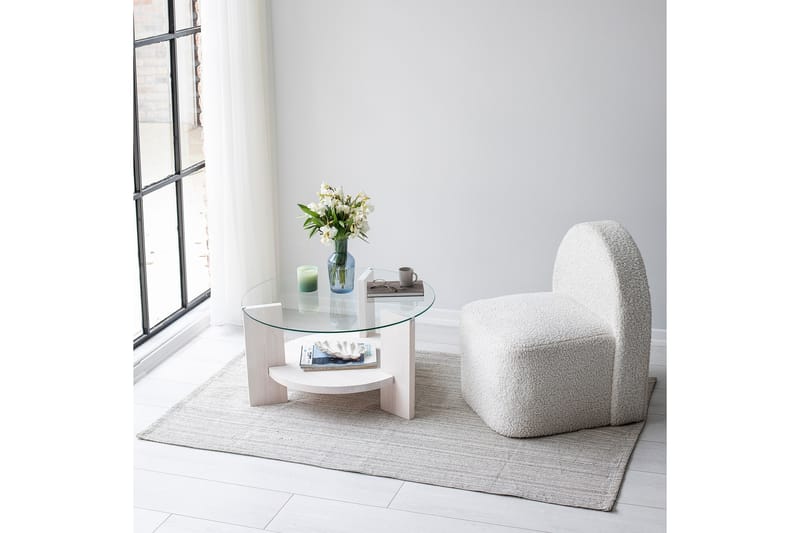 Soffbord Mumondo 75 cm Vit - Hanah Home - Möbler - Bord & matgrupp - Soffbord