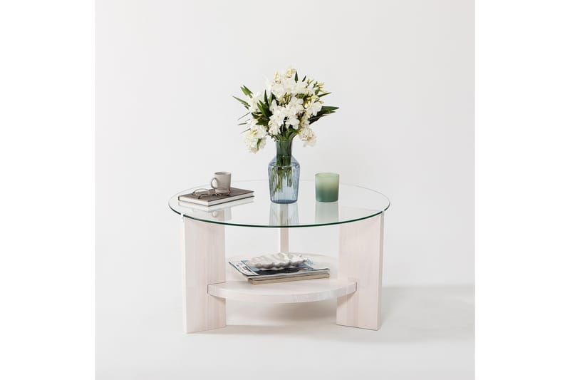 Soffbord Mumondo 75 cm Vit - Hanah Home - Möbler - Bord & matgrupp - Soffbord