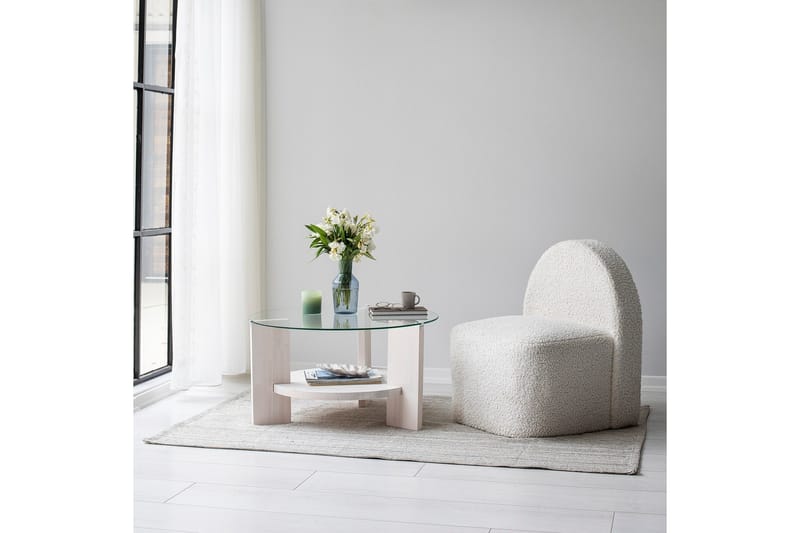 Mumondo Soffbord 75 cm Vit - Hanah Home - Möbler - Bord & matgrupp - Soffbord