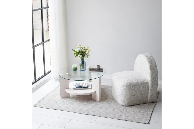 Mumondo Soffbord 75 cm Vit - Hanah Home - Möbler - Bord & matgrupp - Soffbord