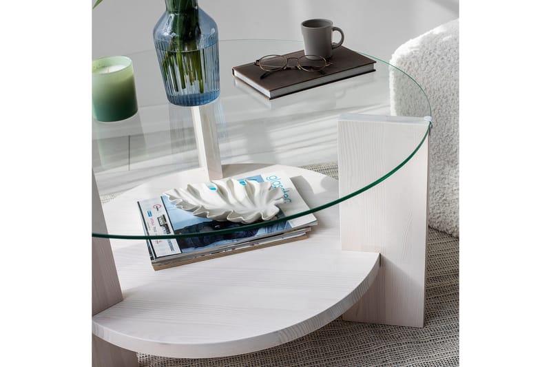 Mumondo Soffbord 75 cm Vit - Hanah Home - Möbler - Bord & matgrupp - Soffbord